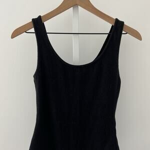 MADEWELL wide-strap tank thong bodysuit black small